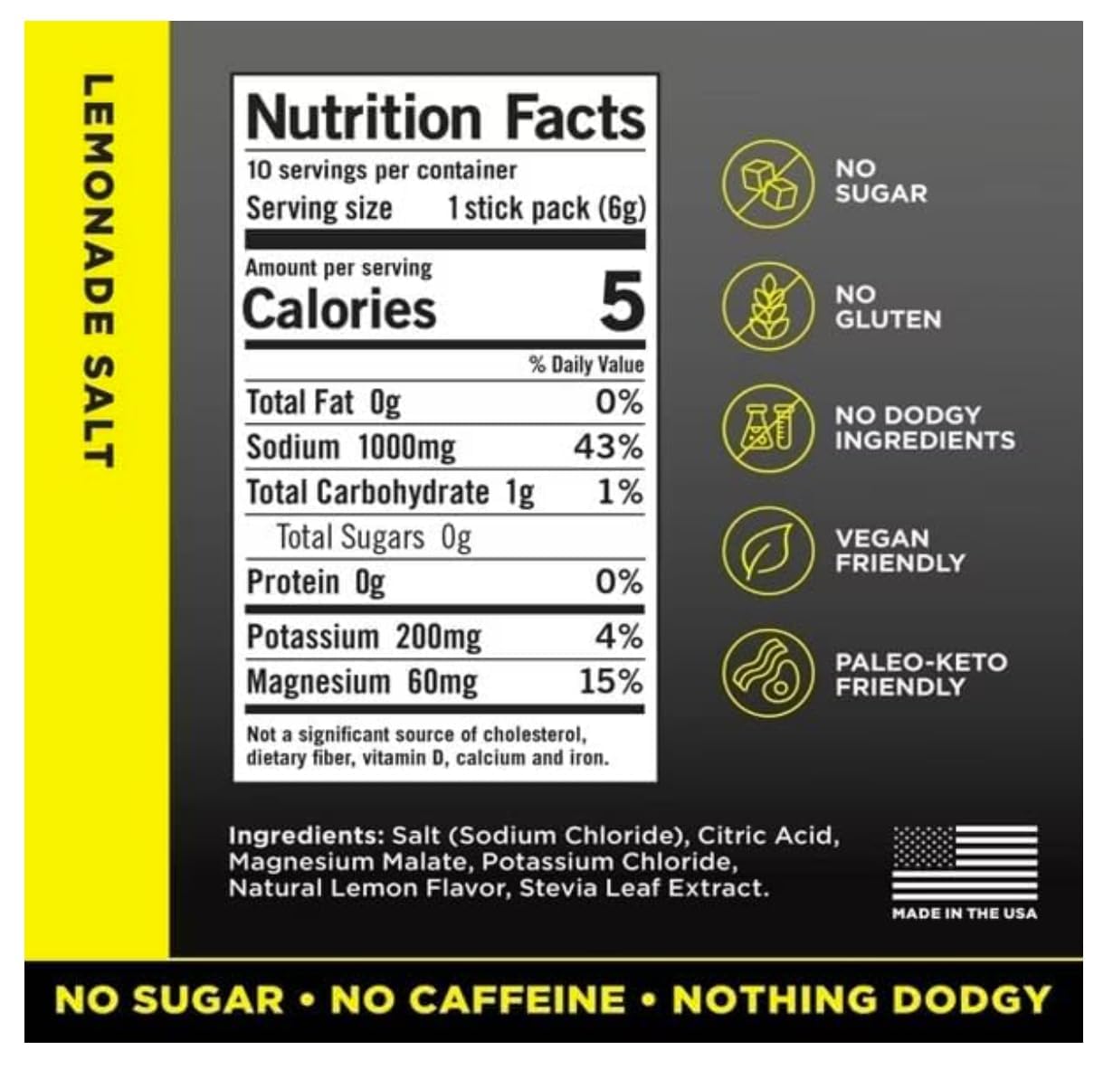 LMNTS Lemonade Zero-Sugar Electrolytes Drinks - 10ct/2.1oz KD Chocolates buy australia supplements