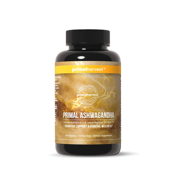 Primal Harvest Ashwagandha Supplement with 5 Mushroom Extracts: Lion’s Mane, Reishi, Cordyceps, Turkey Tail & Maitake for Immune Support & Cognitive Health Primal Harvest buy australia supplements