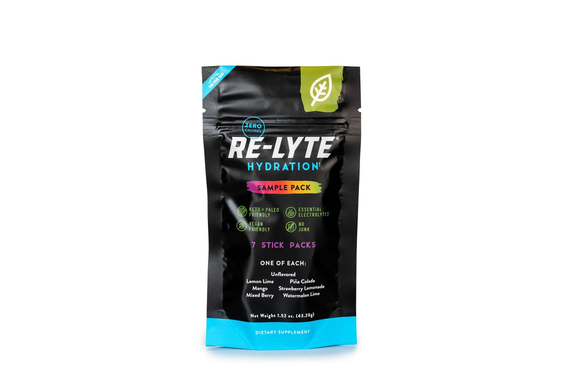 REDMOND Re-Lyte Hydration Electrolyte Powder Drink Mix Variety (7 Stick Packs) REDMOND