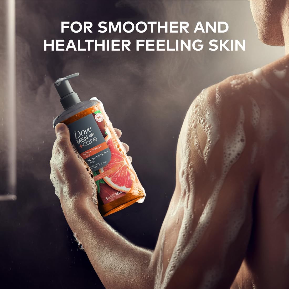 Dove Men Moisturizing Body Wash, Blood Orange + Sage, 26 oz DOVE MEN + CARE