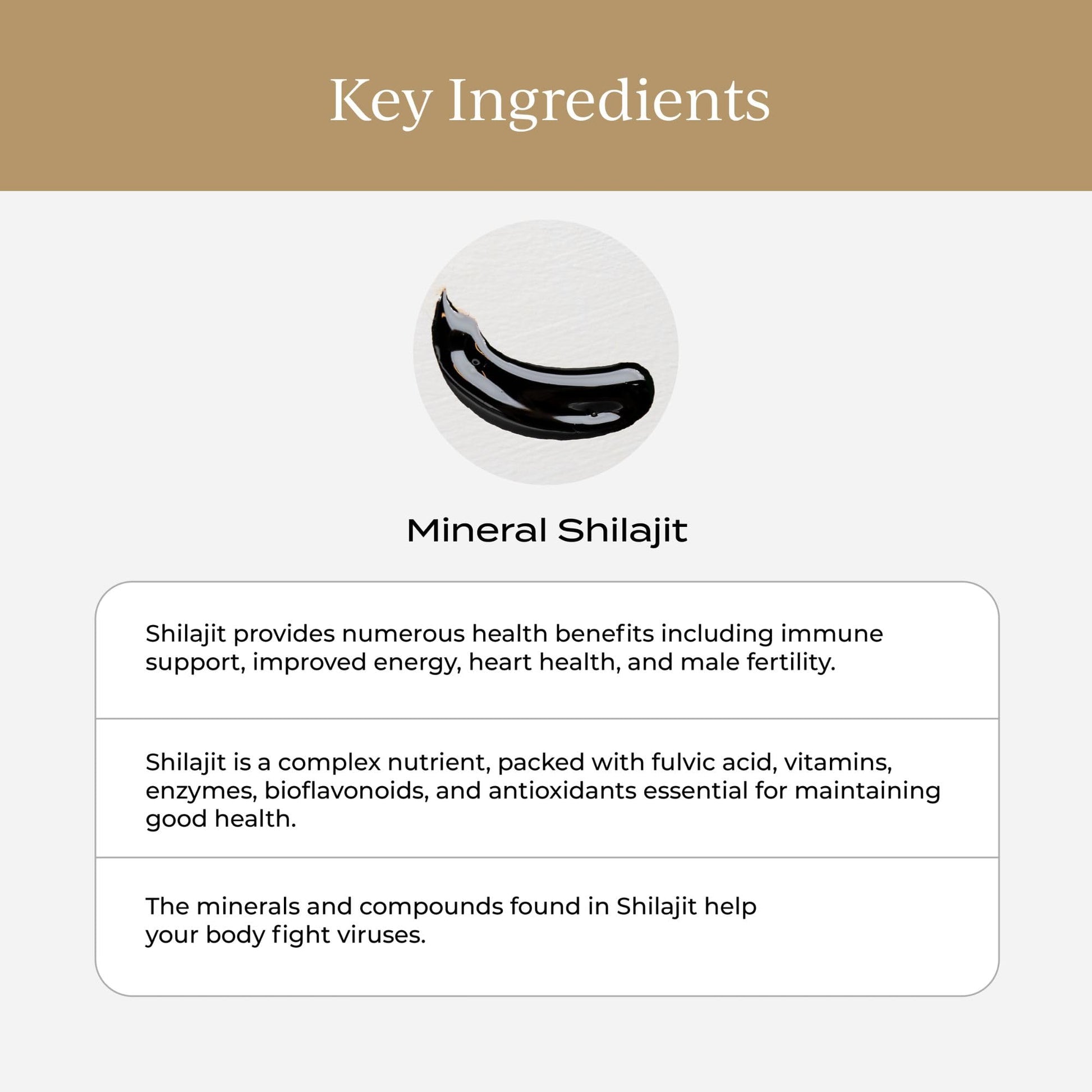 CYMBIOTIKA Pure Himalayan Shilajit Resin 500mg - 84+ Trace Minerals, High Potency with Elemental Gold & Fulvic Acid - for Energy, Focus, Immune & Digestive Support - Authentic Shilajit Resin CYMBIOTIKA buy australia supplements