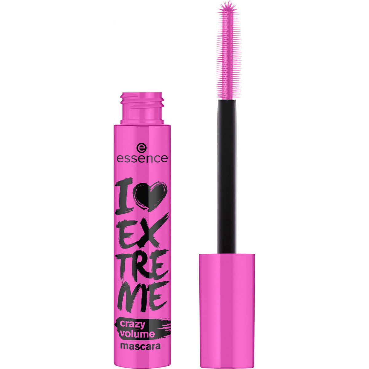 essence I Love Extreme Crazy Volume Mascara, Flake Free, Black (Pack of 1) Essence Cosmetics