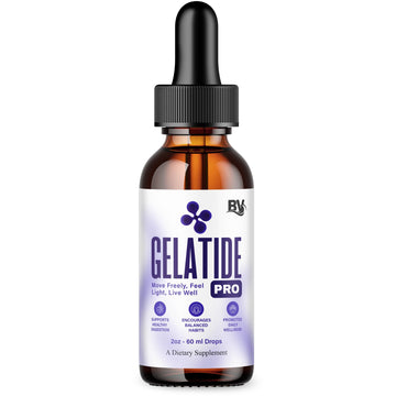 BLUE VIBE Gelatide Liquid Drops, Gela Tide Advanced Maximum Strength Overall Health & Wellness Support Supplement, Gelatide Premium Daily Health and Overall Energy Formula (2oz / 60ml) BLUE VIBE buy australia supplements