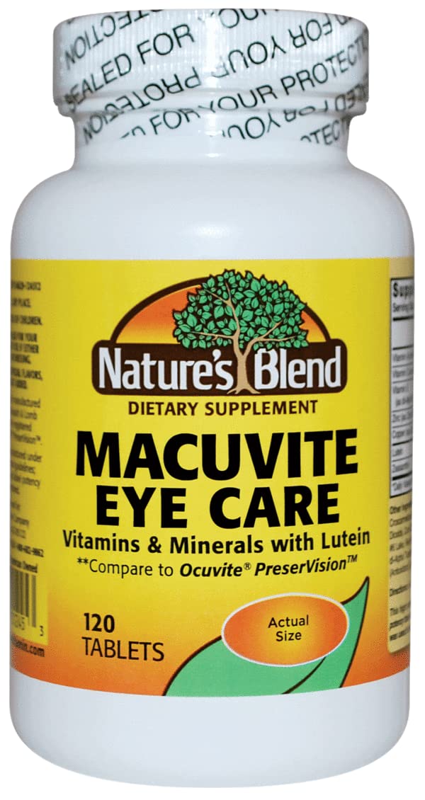 Natures Blend Macuvite Eye Care, 120 tabs Pack of 2 Nature's Blend buy australia supplements