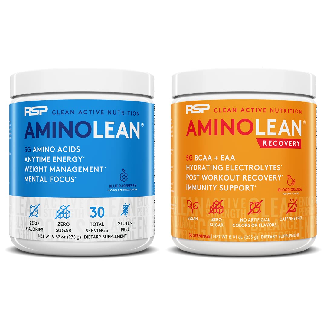 RSP NUTRITION AminoLean Pre Workout Energy (Blue Raspberry 30 Servings) with AminoLean RSP NUTRITION buy australia supplements