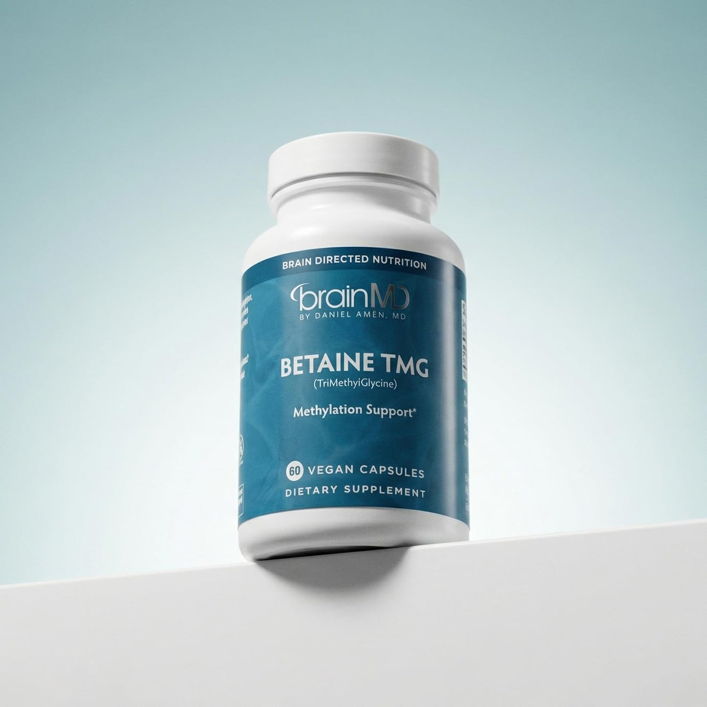 BRAINMD Dr Amen Betaine TMG - 60 Capsules - Mood & Methyl Support - Gluten Free - 30 Servings