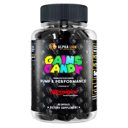 ALPHA LION Gains Candy, Pills that Support Weight Loss, Energy Supplements, 100% Natural Extract, Calorie Burning, Regulates Healthy Metabolism, 60 Capsules (Fat Loss - CaloriBurn®)