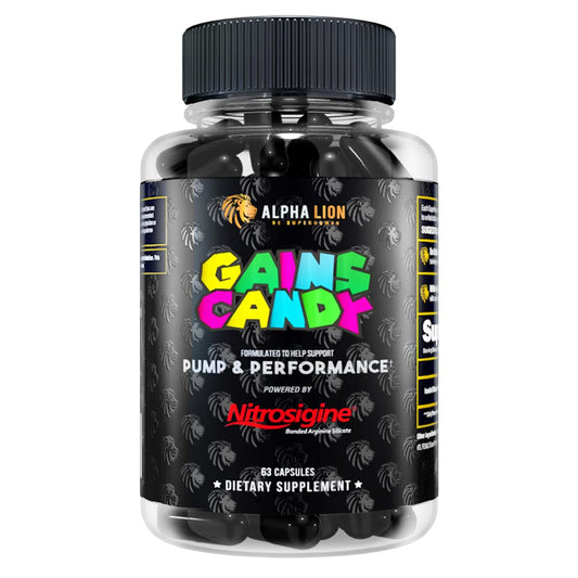 ALPHA LION Gains Candy, Pills that Support Weight Loss, Energy Supplements, 100% Natural Extract, Calorie Burning, Regulates Healthy Metabolism, 60 Capsules (Fat Loss - CaloriBurn®)