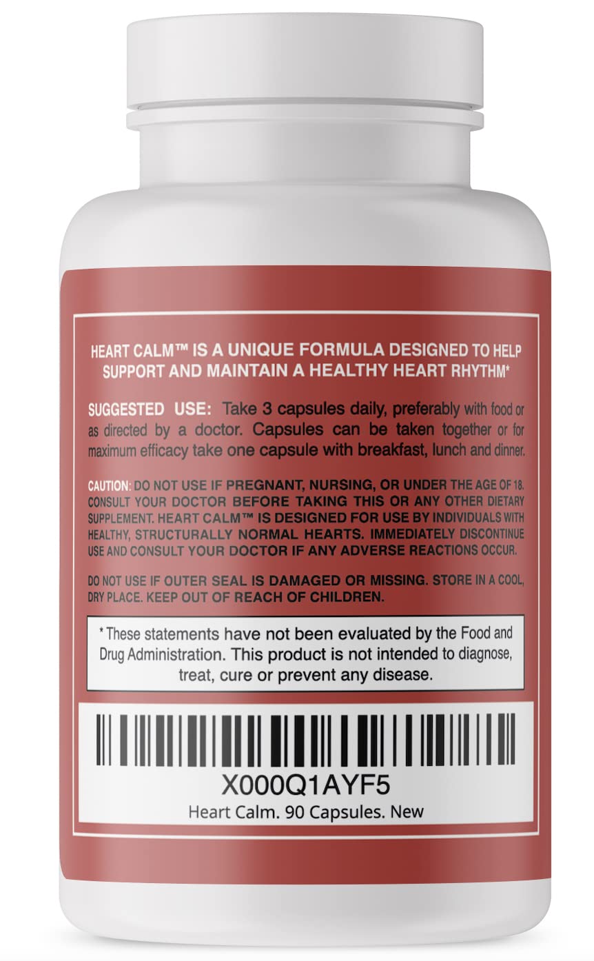 Heart Calm- Helps Support and Maintain a Healthy Heart Rhythm- A Natural, Fast-Acting Formula with Magnesium Taurate, Vital Biologics