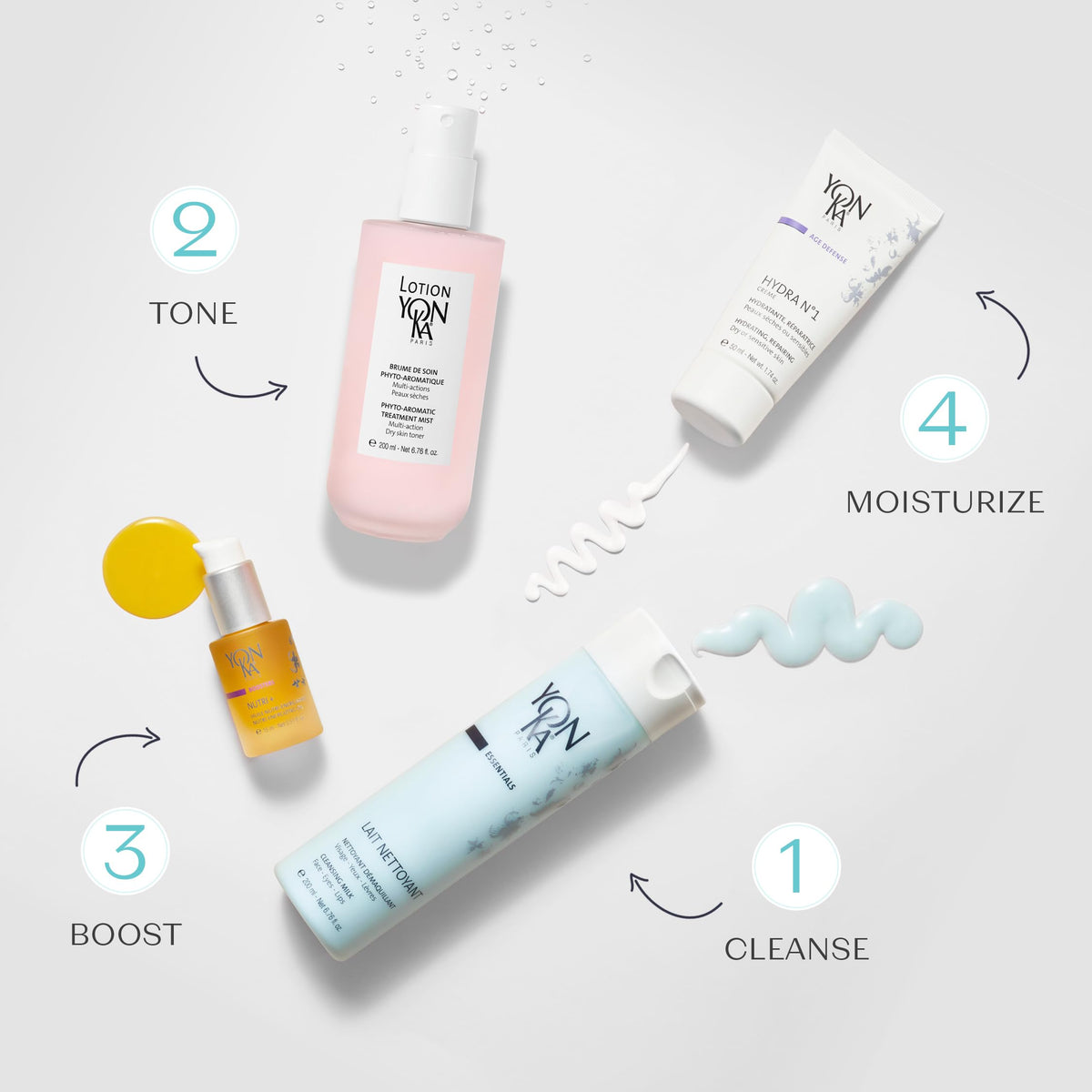 Yonka Paris Lait Nettoyant Milk Cleanser & Makeup Remover, All Skin Types Yonka