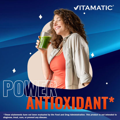 Vitamatic Alpha Lipoic Acid (ALA) 600mg Per Serving - 240 Vegetable Capsules - 120 Servings - Non-GMO & Gluten Free Vitamatic