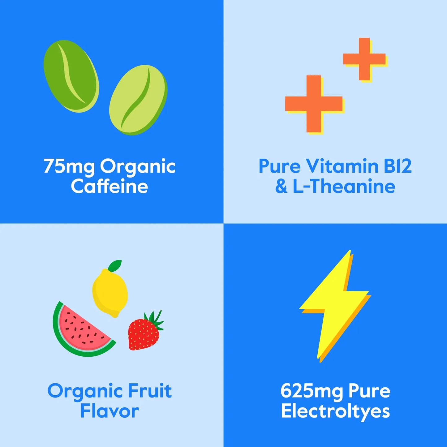 Nectar Energy Booster - Organic Caffeine, B12 & Electrolytes - Sugar Free & Zero Calorie – Healthy Coffee, Energy Drink & Soda Alternative – Hydration & Energy Supplement (Variety 30 Powder Packets) Nectar