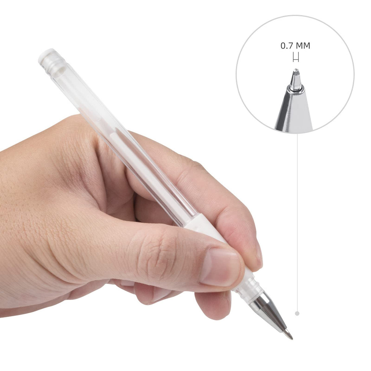 TEONEI Eyebrow microblading Marker Pen,Skin Marker Pen,Eyebrow Permanent Makeup Position Mapping Mark Tools (White) TEONEI