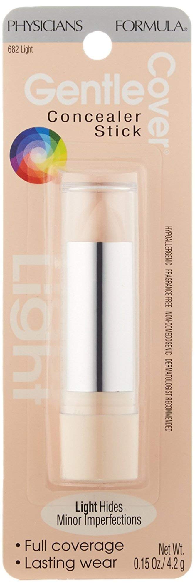 Physicians Formula Gentle Full Coverage Concealer, Light Cover Concealer Stick, Eyes, Face, Dermatologist Tested (Packaging May Vary) Physicians Formula