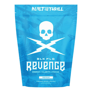 REVENGE BLK FLG Energy Drink Mix – Healthy Coffee Alternative with Natural Caffeine & Nootropics – Focus & Clean Energy Supplement – Sugar Free – 15 On-The-Go Stick Packs REVENGE buy australia supplements