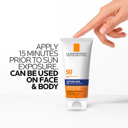 La Roche-Posay Anthelios UV Pro-Sport SPF 50 Face & Body Sunscreen 6.7oz La Roche-Posay