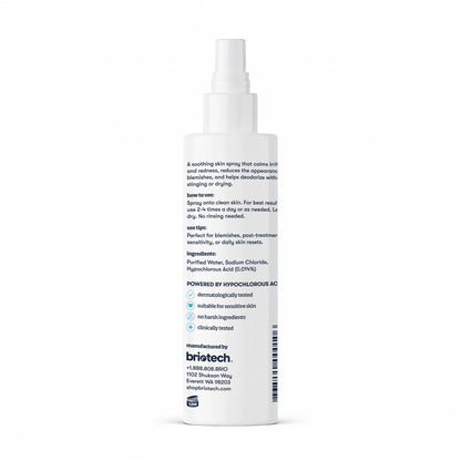 BRIOTECH Topical Skin Spray, Face & Body HOCl Skincare, 8.5 oz BRIOTECH