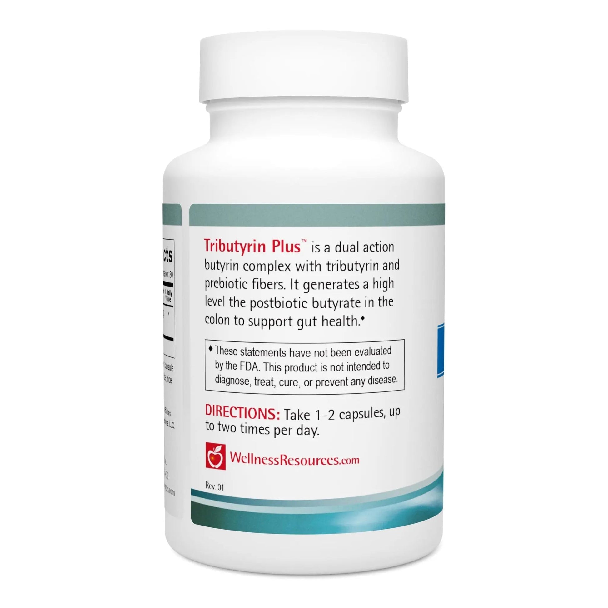 Wellness Resources Tributyrin Plus Postbiotic Supplement for Gut Health with High Absorption ButyraGen Tributyrin Complex (800mg per Two Capsules, 60 Veggie Capsules) Wellness Resources buy australia supplements