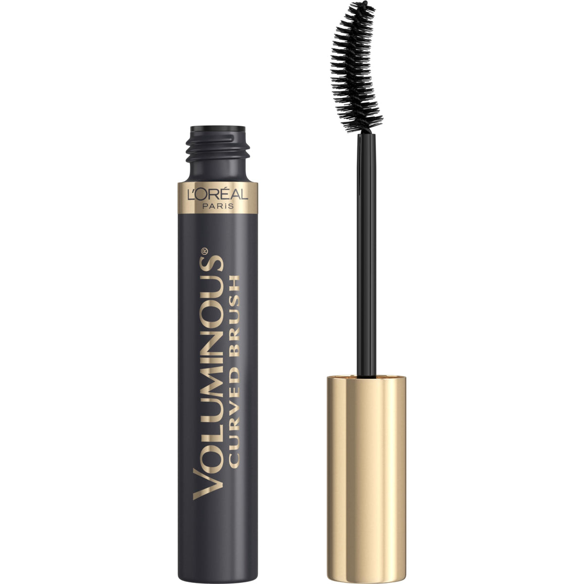 L'Oreal Paris Makeup Voluminous Original Curved Brush Mascara, Black, 0.28 Fl Oz L'Oreal Paris