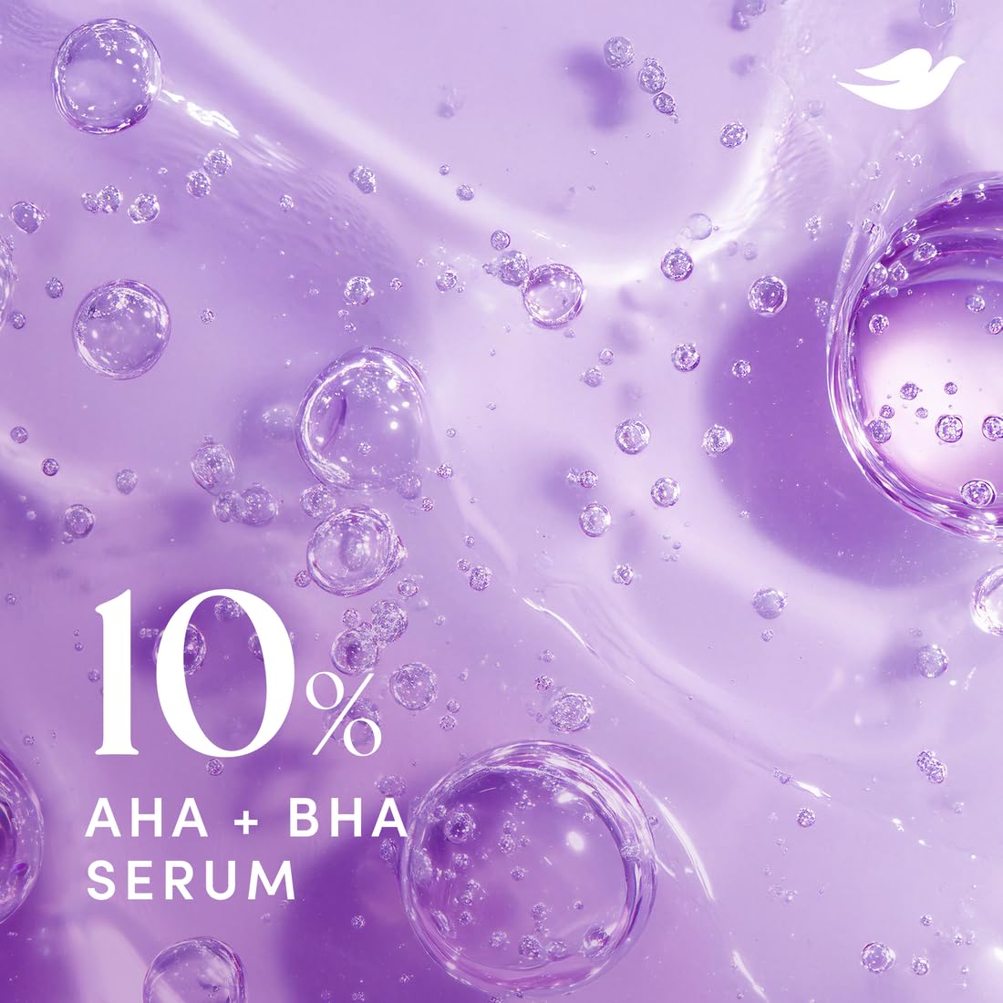 Dove KP Bump Body Scrub with 10% AHA & BHA For Rough Bumpy Skin, Violet Woods Scent, 8.5 OZ Dove