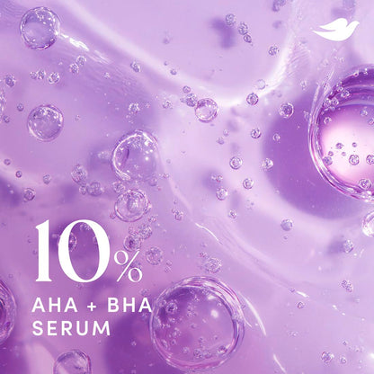 Dove KP Bump Body Scrub with 10% AHA & BHA For Rough Bumpy Skin, Violet Woods Scent, 8.5 OZ Dove