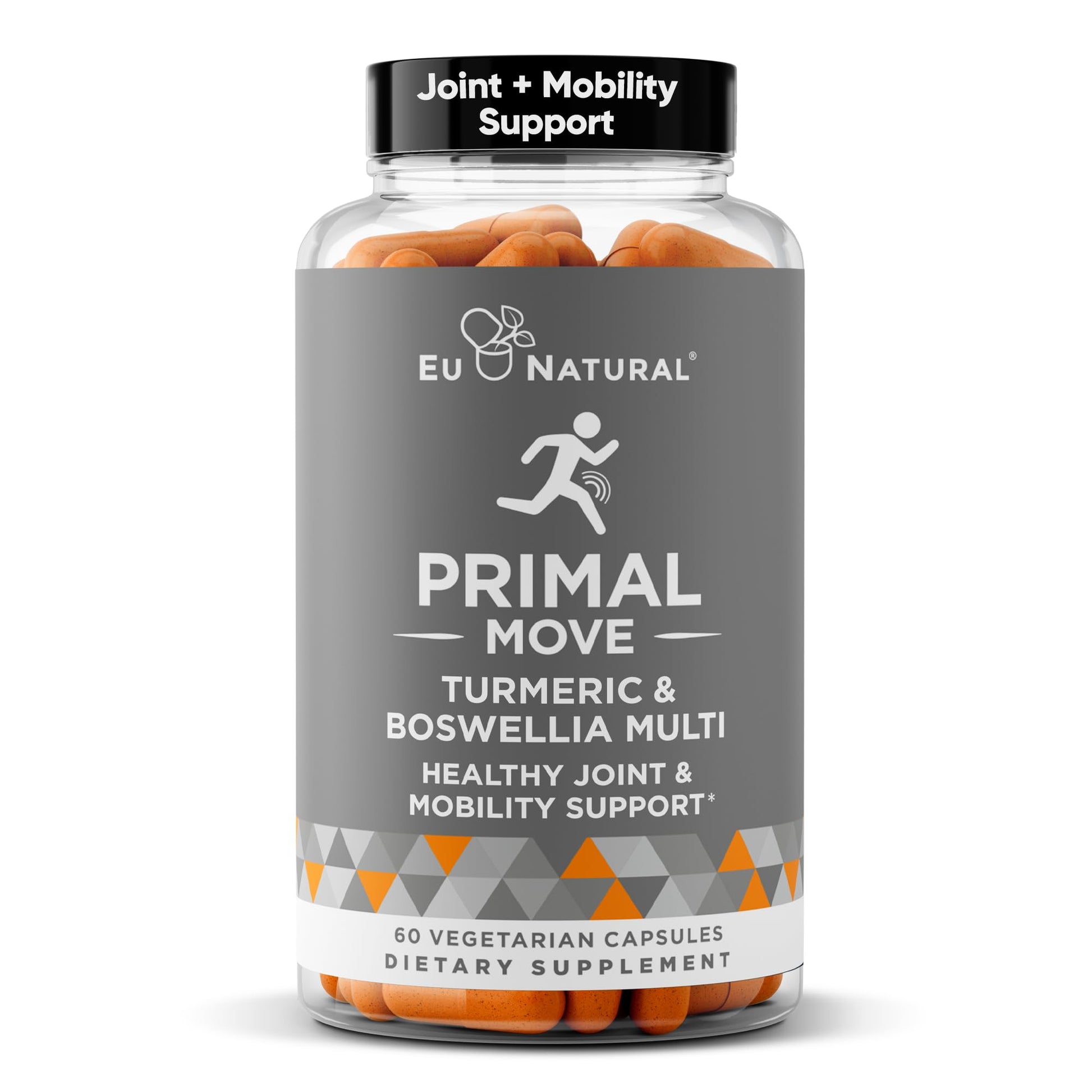 Primal Joint & Mobility Support - Advanced Joint Support Supplement for Women and Men - Turmeric, Boswellia, Ginger and Boron for Whole-Body Flexibility, Joint Health & Comfort - 60 Veg Soft Capsules Eu Natural buy australia supplements