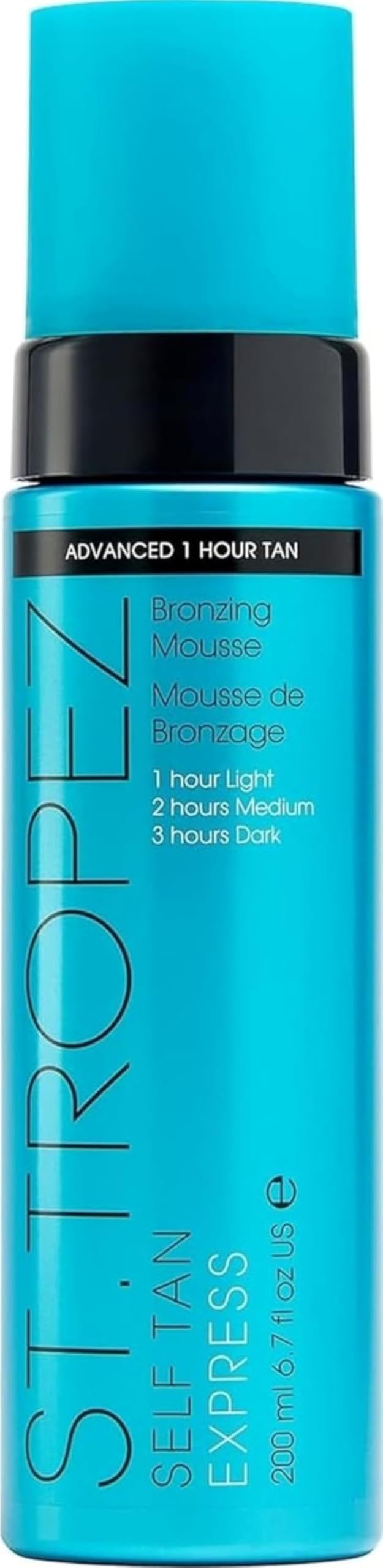 St.Tropez Light/Medium/Dark 1-3 hr Express Mousse for a Streak-Free, Natural Sunless Tan with Fast Application and Flawless Results, Cruelty-Free & Vegan, 6.7 fl oz St.Tropez