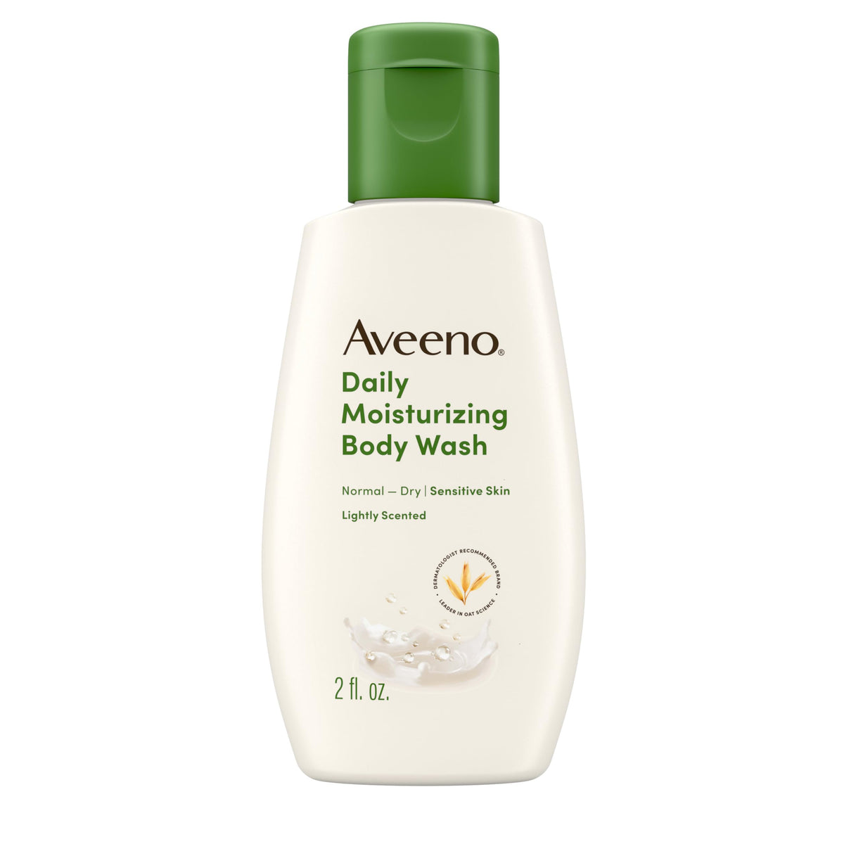 Aveeno Daily Moisturizing Body Wash, Lightly Scented, 2 fl. oz Aveeno