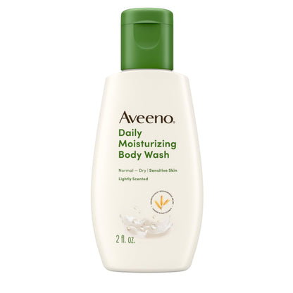 Aveeno Daily Moisturizing Body Wash, Lightly Scented, 2 fl. oz Aveeno