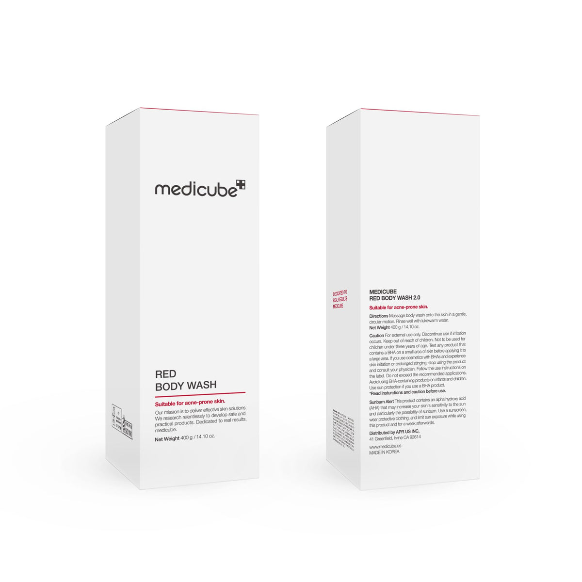 medicube Red Body Wash - Low pH Clarifying Body Wash For Back & Chest medicube