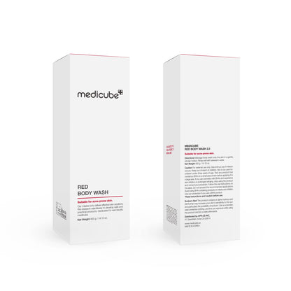 medicube Red Body Wash - Low pH Clarifying Body Wash For Back & Chest medicube