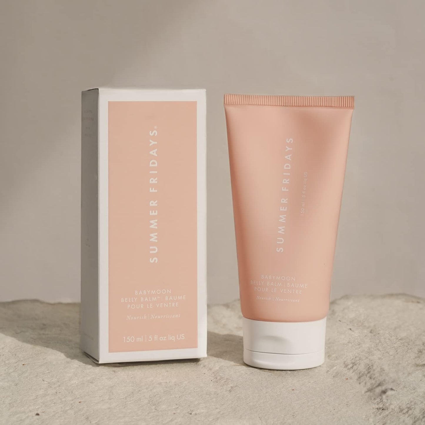 Summer Fridays Babymoon Belly Balm - Nourishing Balm + Body Moisturizer Enriched with Calendula Oil + Vitamin E to Help Reduce Summer Fridays