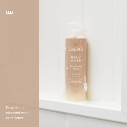 Cremo Body Wash for Women, White Jasmine Amber, 16 Fl Oz Cremo