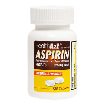 HealthA2Z® Aspirin 325mg | Uncoated Tablets |Original Strength | Pain Reliver |Fever Reducer | Compare to Bayer® Active Ingredients… (120 Counts) HealthA2Z buy australia supplements