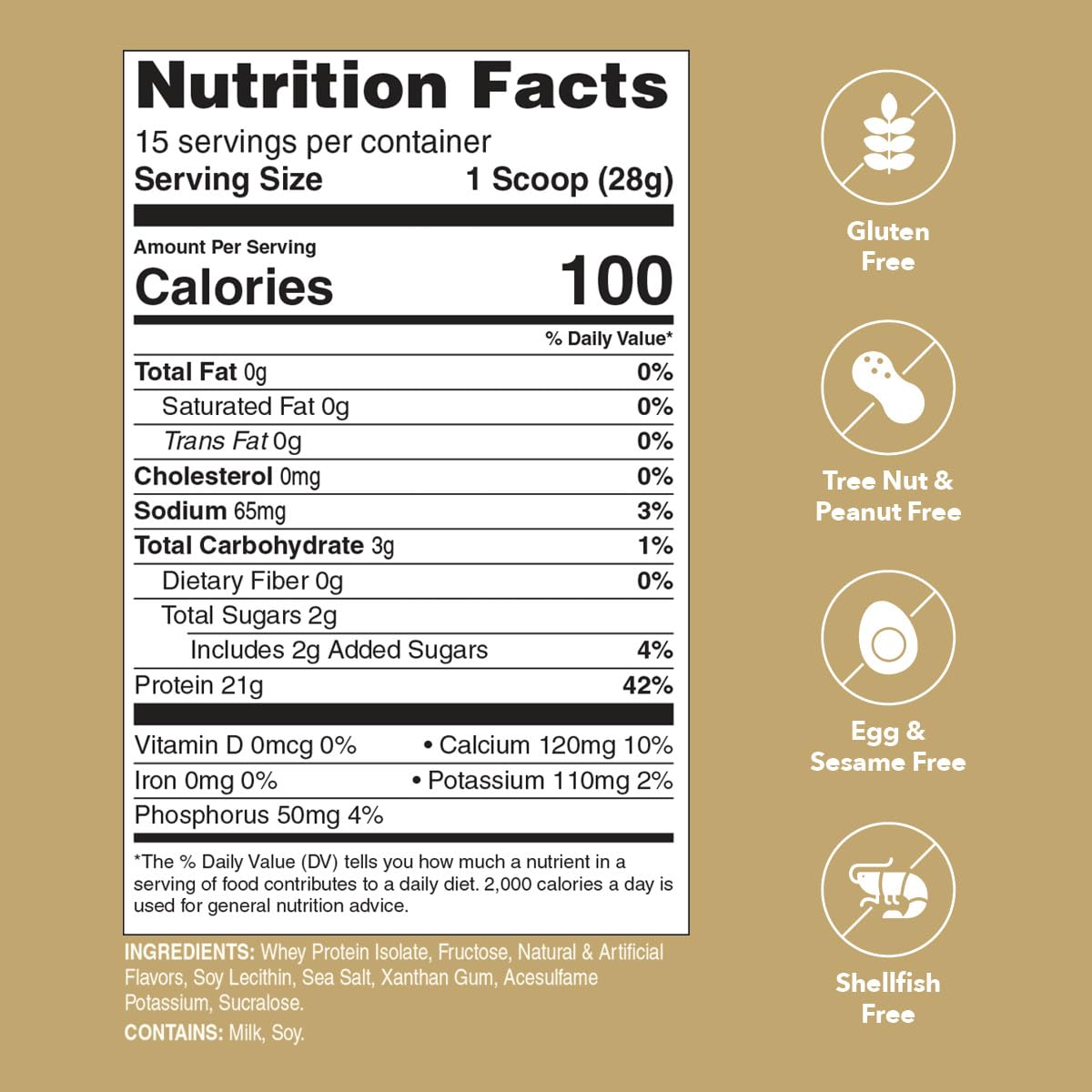 Unjury Whey Protein Powder | Vanilla | 21g 100% Whey Isolate Protein Powder | Low Carb and Lactose Free | Gluten Free | Certified Kosher | 15 Servings Unjury buy australia supplements