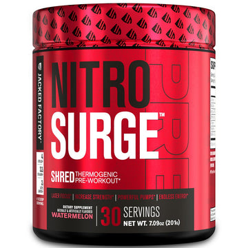 Jacked Factory NITROSURGE Shred Pre Workout Supplement - Energy Booster, Instant Jacked Factory buy australia supplements