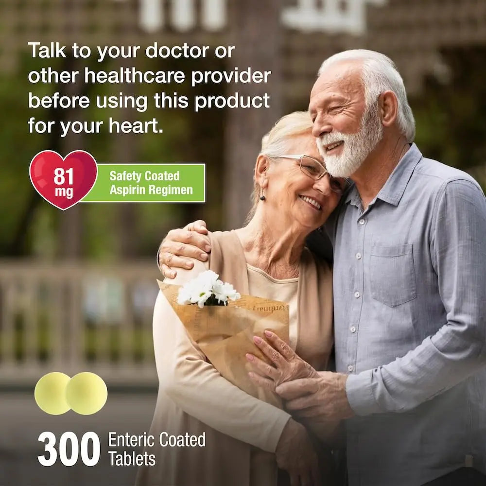 Puregen Labs Aspirin 81 mg Low Dose (NSAID) – 300 Enteric Coated Tablets P Puregen Labs buy australia supplements
