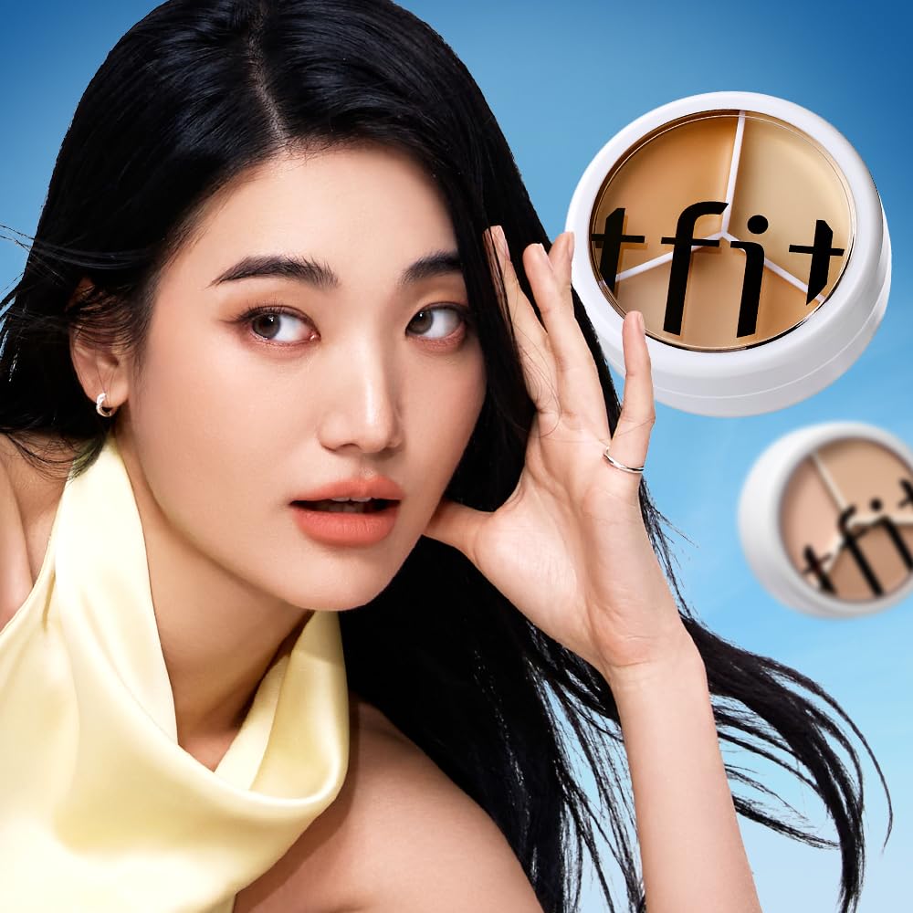 TFIT 3 Color Concealer Cream Palette Full Coverage 0.52 Ounce 01 Neutral TFIT