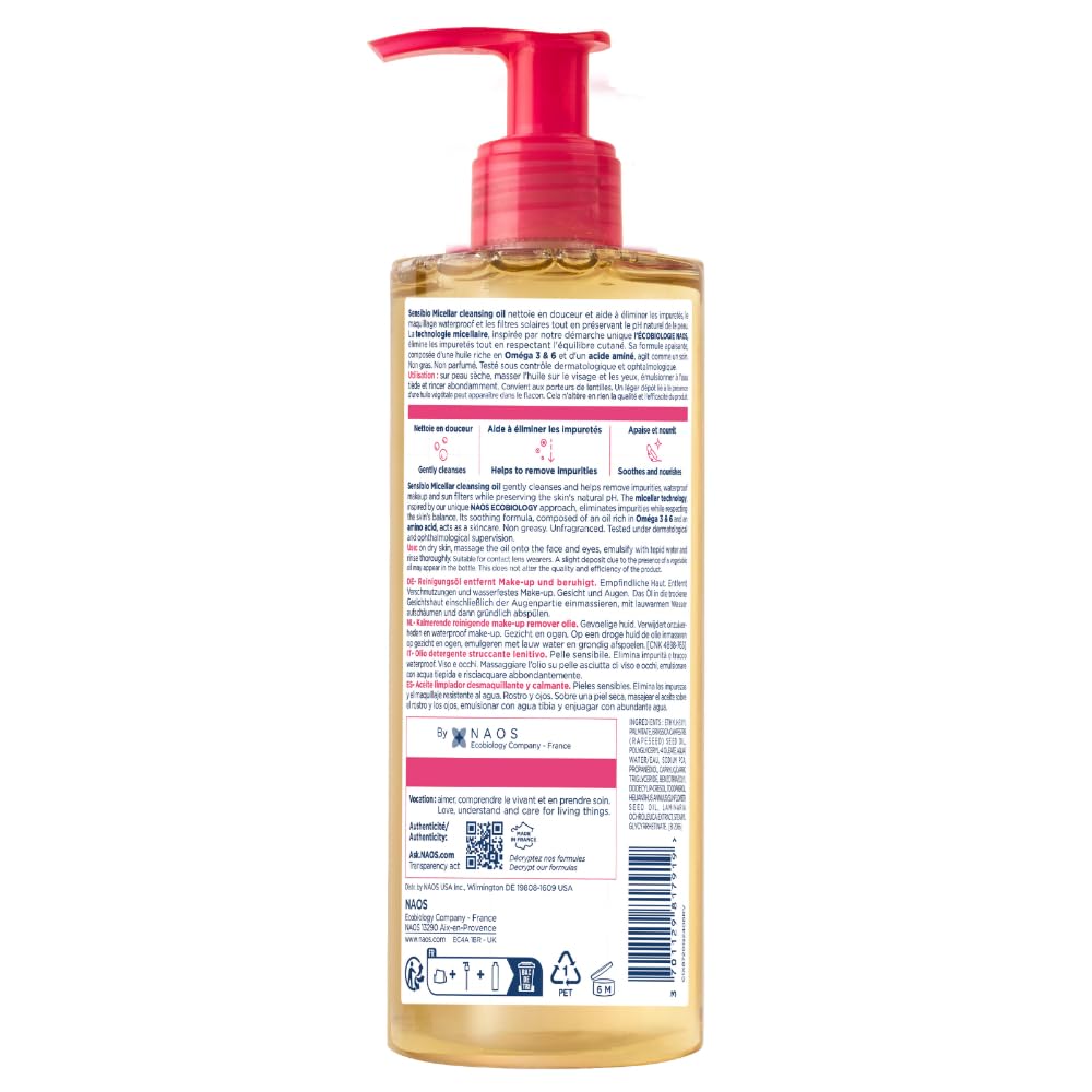 Bioderma Sensibio Micellar Cleansing Oil Makeup Remover Sensitive Skin Bioderma