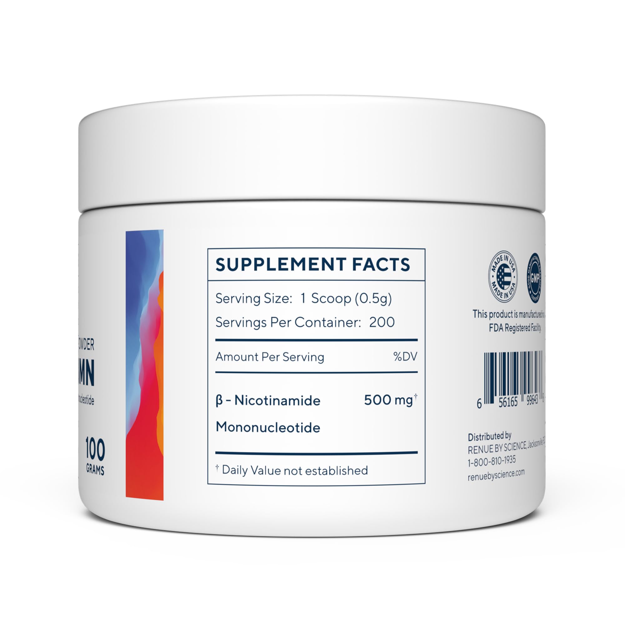 RENUE by Science NMN Powder | 100g Fast Dissolve Powder Supplement | 500mg Nicotinamide Mononucleotide per Serving | Manufactured in The USA Third-Party Tested Renue By Science buy australia supplements