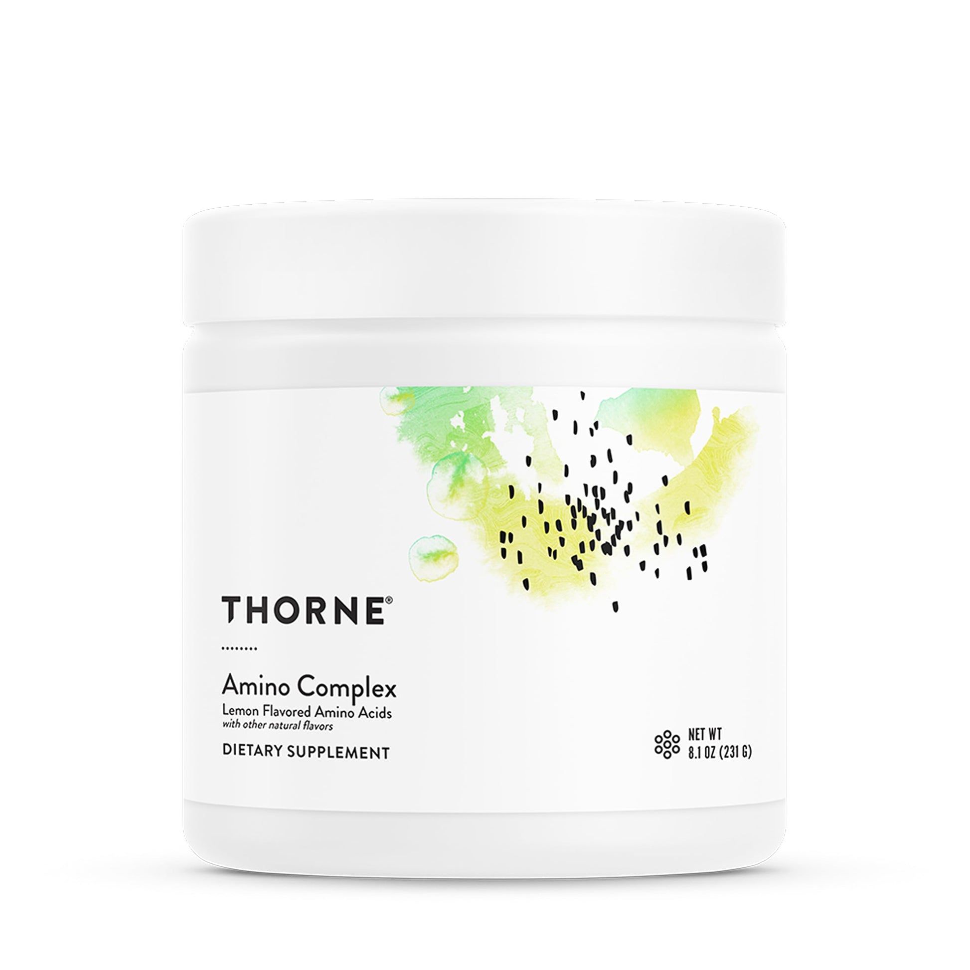 THORNE - Amino Complex - Clinically-Validated EAA and BCAA Powder for Pre or Post-Workout - Promotes Lean Muscle Mass & Exercise Recovery* - NSF Certified for Sport - 30 Servings - 8.1 Oz - Lemon THORNE buy supplements Au