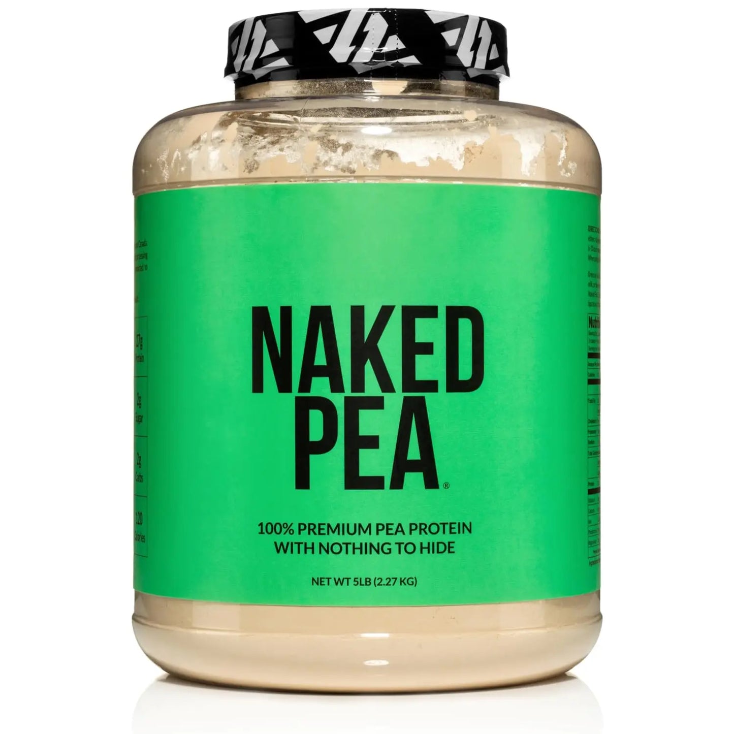 NAKED Pea - 5LB 100% Pea Protein Powder from North American Farms - Unflavored Vegan Pea Protein Isolate - NSF Certified, Plant Protein Powder, Easy to Digest - 76 Servings NAKED