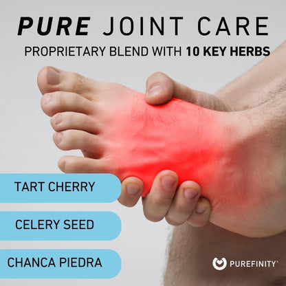 PUREFINITY Uric Acid Flush & Cleanse Capsules + Tart Cherry Extract Capsules