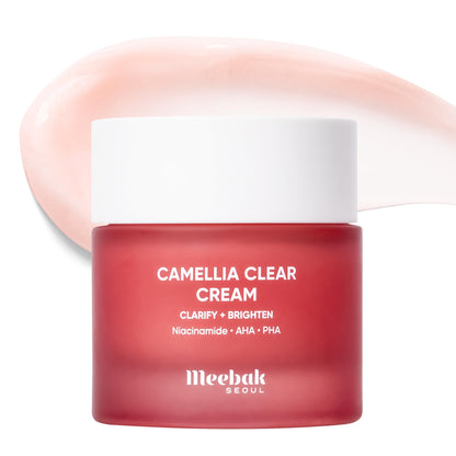 Meebak Camellia Cream, Daily Exfoliating Pore Cream, Night Cream Meebak