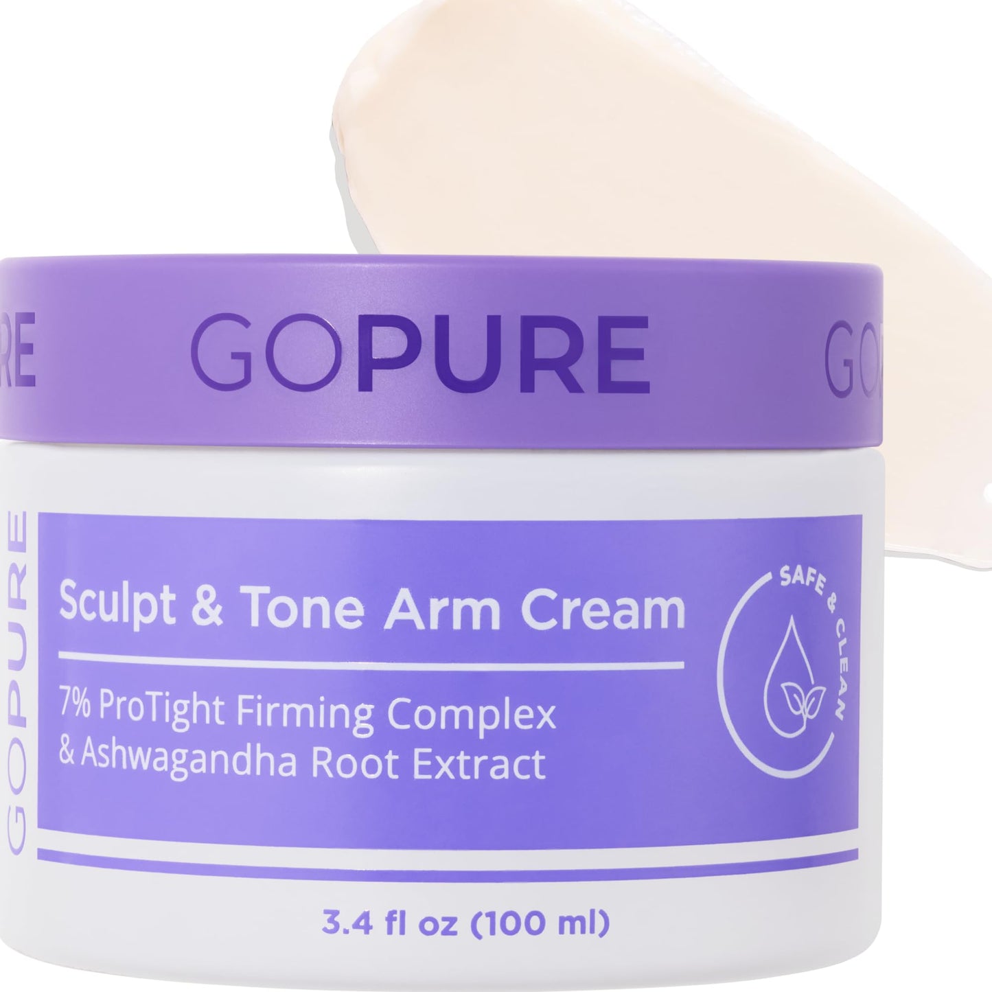 goPure Sculpt & Tone Arm Cream – Firming And Tightening Cream For The Arms, Smooths The Look Of Wrinkles, Deeply Hydrates, Firms The Look Of Crepey Texture On The Arms goPure