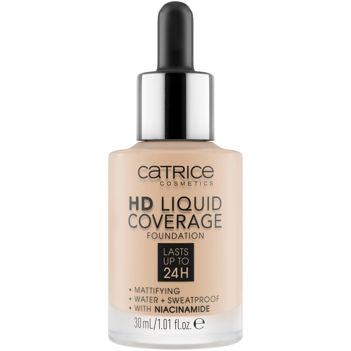 Catrice HD Liquid Coverage Foundation, 24HR Wear (010 | Light Beige) Catrice Cosmetics