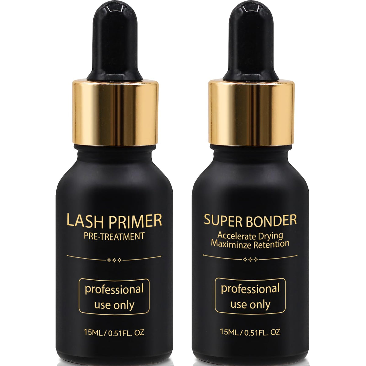 Miuffue Lash Bonder and Primer Kit for Eyelash Extensions Miuffue