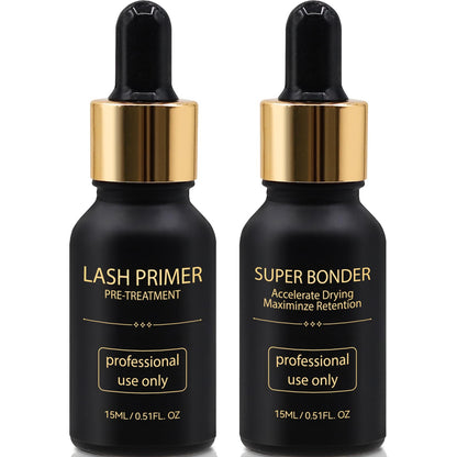 Miuffue Lash Bonder and Primer Kit for Eyelash Extensions Miuffue