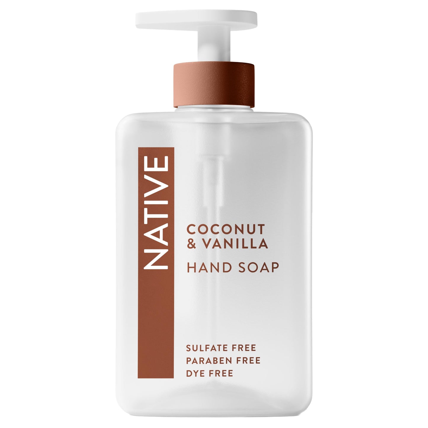 Native Liquid Hand Soap, Coconut & Vanilla Scent, Non-Drying Formula for Soft, Smooth Hands Native