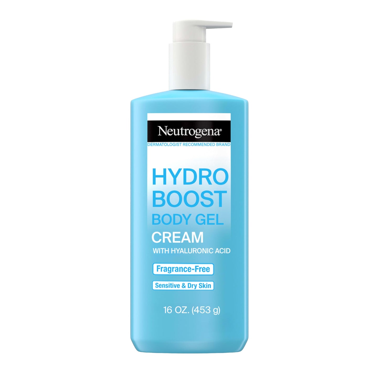 Neutrogena Hydro Boost Body Moisturizing Gel Cream with Hyaluronic Acid, Non-Greasy & Fast Absorbing Neutrogena
